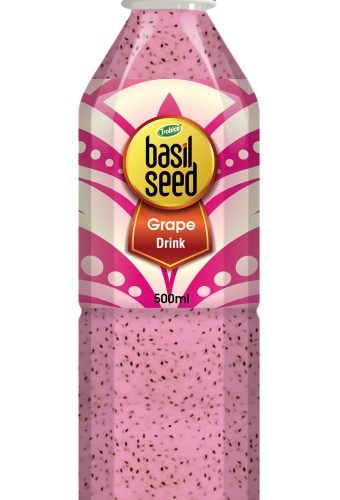 500ml Grape Flavour Basil seed