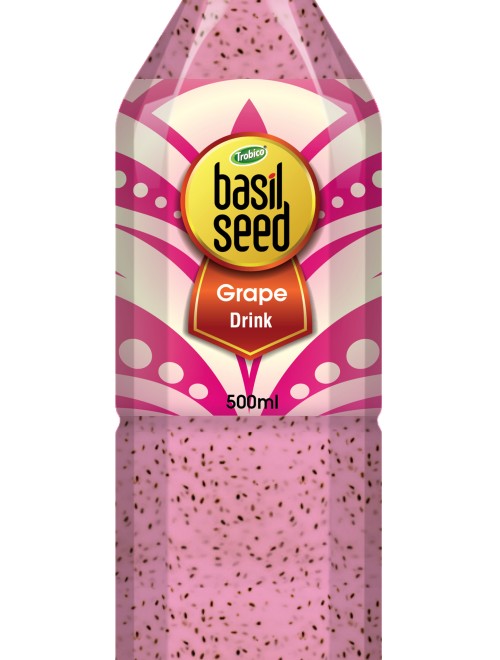 500ml Grape Flavour Basil seed