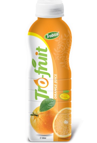 500ml PP bottle Orange Juice