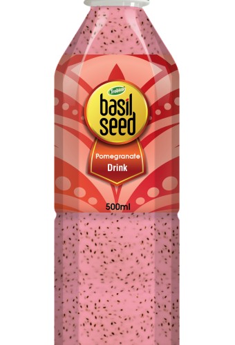 500ml Pomegranate Flavour Basil seed