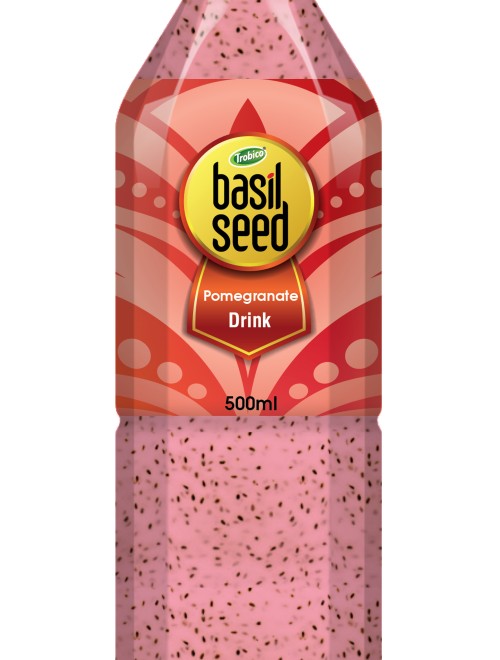 500ml Pomegranate Flavour Basil seed