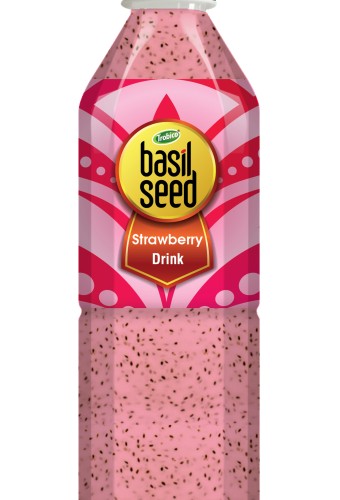 500ml Strawberry Flavour Basil seed
