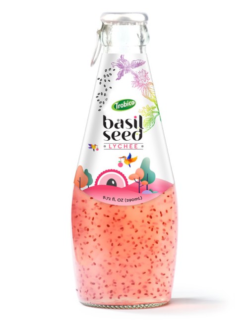Basil seed 290ml Glass Bottle New 1