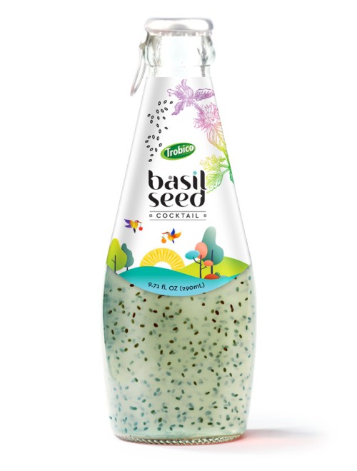 Basil seed 290ml Glass Bottle New 3