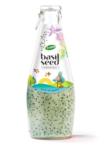basil seed cocktail