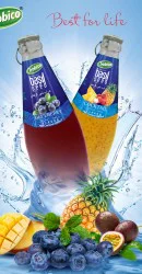 Basil seed  with juice drink