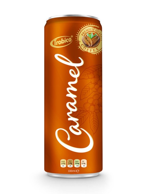Caramel Wholesale Coffee Drink in 250ml Can