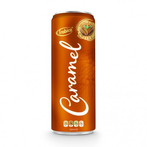 Caramel Wholesale Coffee Drink in 250ml Can