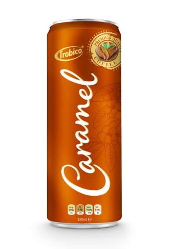 Caramel Wholesale Coffee Drink in 330ml Can