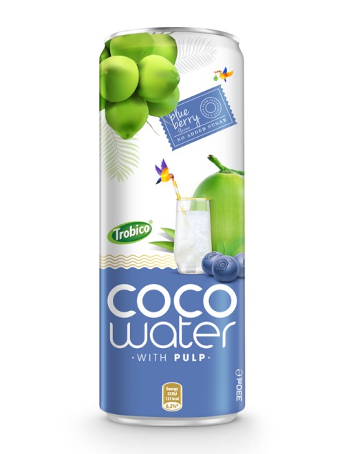 Coco water with pulp 330ml Trovico 03