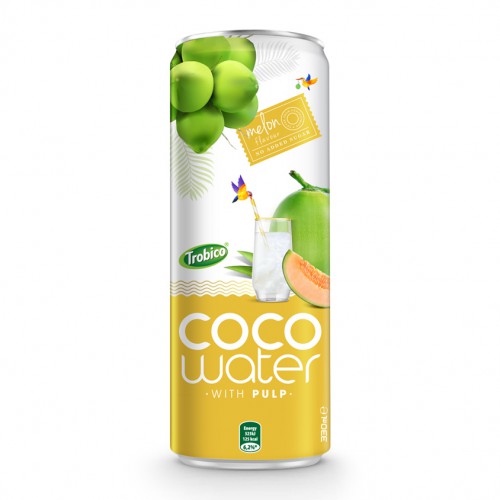 Coco water with pulp 330ml Trovico 04