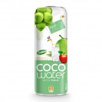 Coco water with pulp 330ml Trovico 05