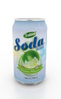 Manufacturers Beverage 330ml Aluminum can Lemon Flavor Soda Water