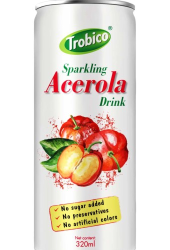 Sparkling Acerola Juice Drink 400ml Pet Bottle