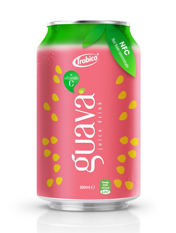 NFC Manufacturer Beverage 330ml Canned Guava Fruit Drink