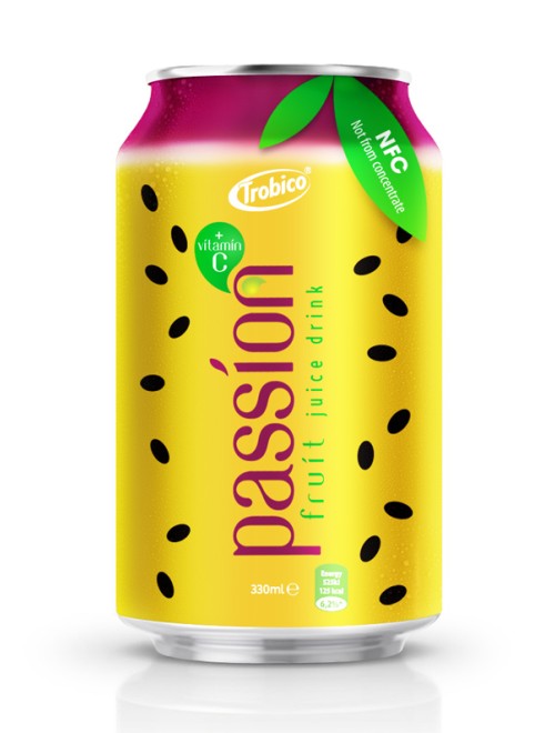 NFC Manufacturer Beverage 330ml Canned Passion Fruit Drink