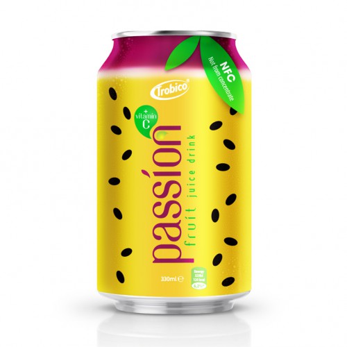 NFC Manufacturer Beverage 330ml Canned Passion Fruit Drink