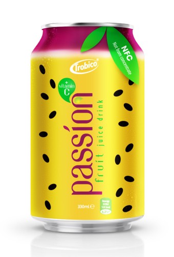 NFC Manufacturer Beverage 330ml Canned Passion Fruit Drink