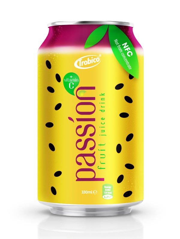 NFC Manufacturer Beverage 330ml Canned Passion Fruit Drink