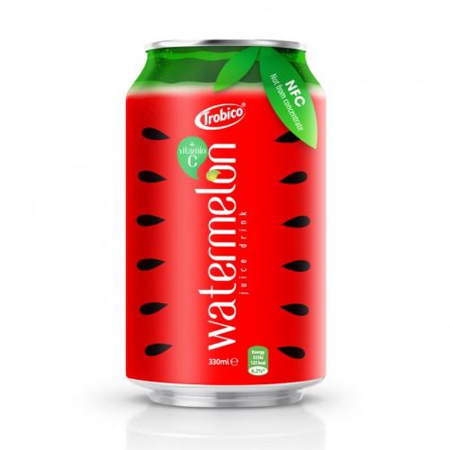 NFC Manufacturer Beverage 330ml Canned Watermelon Fruit Drink