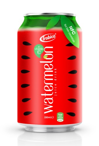 NFC Manufacturer Beverage 330ml Canned Watermelon Fruit Drink