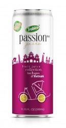From the North of Vietnam Passion Fruit Juice 330ml alu sleek can Trobico Brand (or OEM) - PF20200825