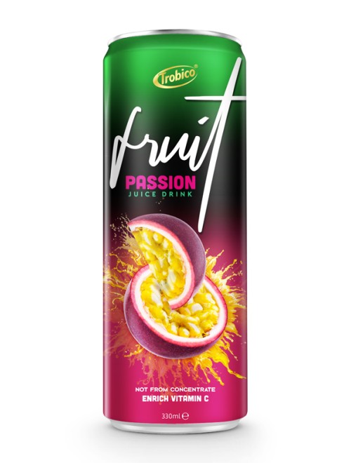 OEM Private Label Fruit Juice 330ml Passion Juice Drink