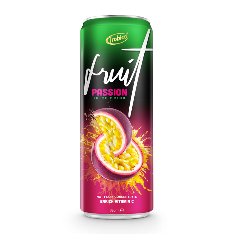 OEM Private Label Fruit Juice 330ml Passion Juice Drink TROBICO OEM