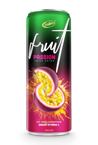 OEM Private Label Fruit Juice 330ml Passion Juice Drink