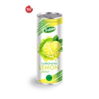 OEM beverage 330ml Aluminum can Carbonated Lemon Juice Drink