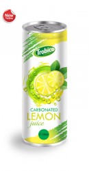 OEM beverage 330ml Aluminum can Carbonated Lemon Juice Drink