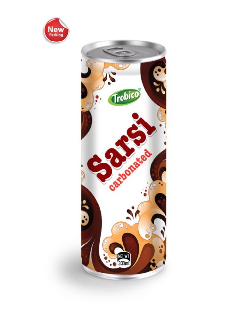 OEM beverage 330ml Aluminum can Carbonated Sarsi Drink