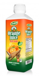 Trobico 1L PP Bottle Orange Juice With Pulp