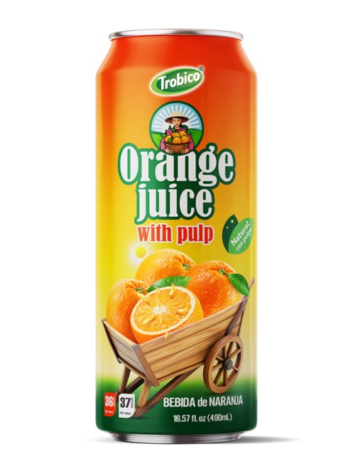 Orange-juice-with-Pulp 500ml-can v1