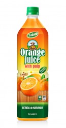 New Design 1L Pet Bottle Orange Juice With Pulp Drink Natural