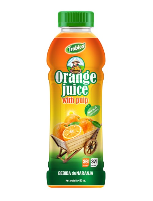 Orange-juice-with-Pulp Pet-450ml v1