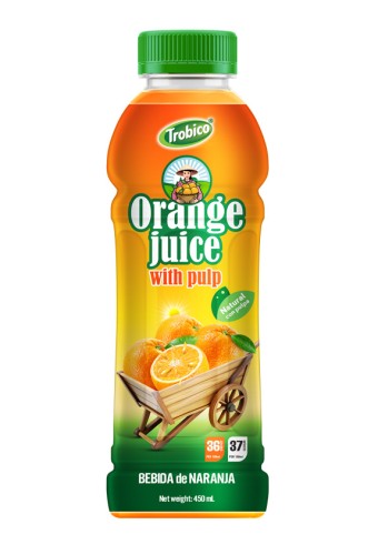 Orange-juice-with-Pulp Pet-450ml v1