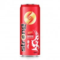 Own brand strong energy drink ginseng and strawberry