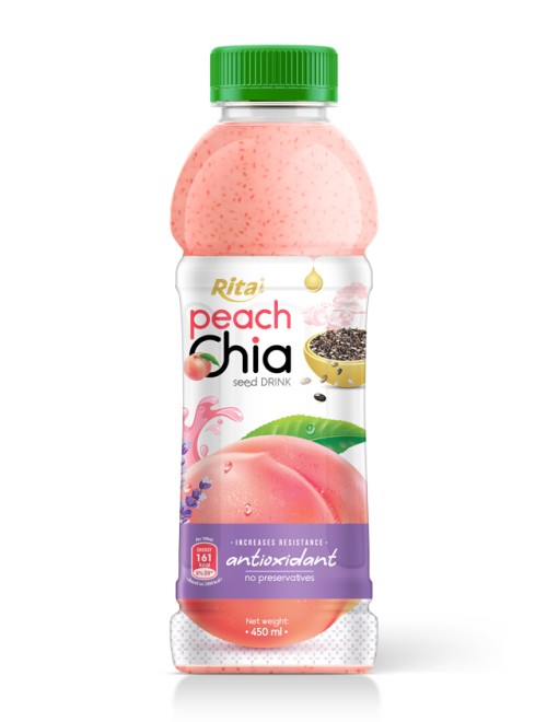 Peach Chia 450ml Pet