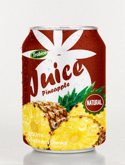 Pineapple juice drink 250ml short can 