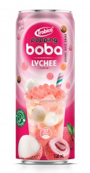  Popping Boba With Lychee Flavor Canned Drink