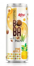 320ml Sleek Can Pineapple Flavored Bubble Tea