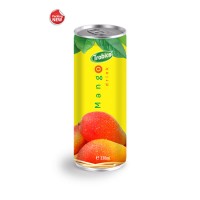 Private Label Fruit Juice 330ml ALuminum can 100 Natural Mango Fruit Drink