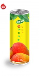 Private Label Fruit Juice 330ml ALuminum can 100% Natural Mango Fruit Drink