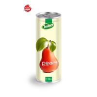 Private Label Fruit Juice 330ml ALuminum can 100 Natural Pear Fruit Drink