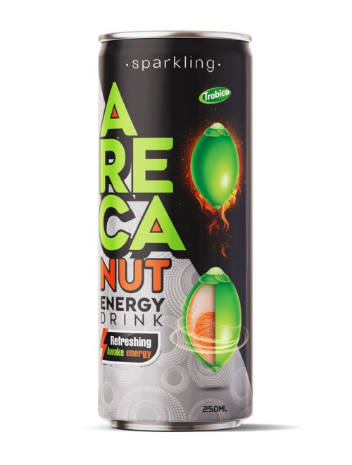 Sparkling Areca nut Energy drink 250ml slim can 02