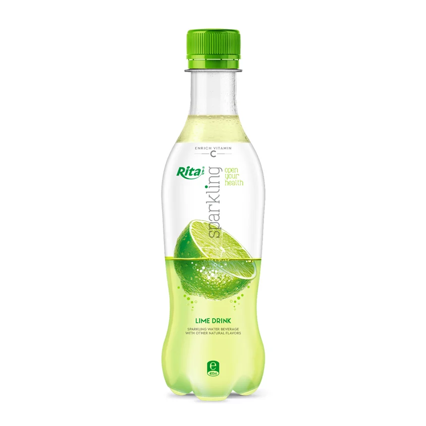 Sparkling Lime Juice Drink In 400ml Pet Bottle Beverage Manufacturer