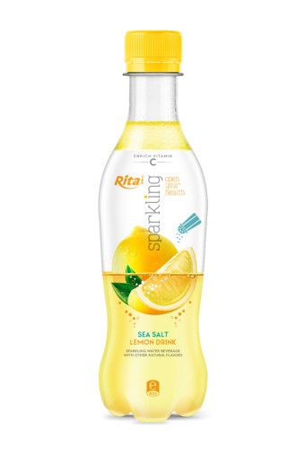 Sparkling Lemon Juice Drink With Sea Salt 400ml Pet Bottle