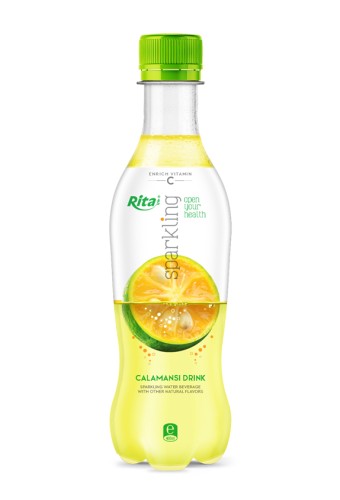 Sparkling Calamansi Juice Drink 400ml Pet Bottle