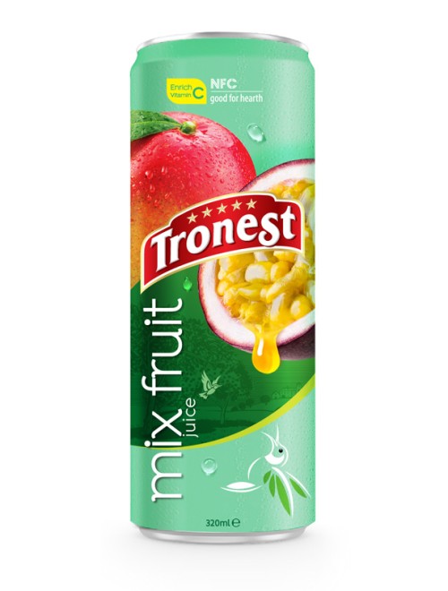 Tropical Juice 320ml Canned NFC Mix  Fruit Juice